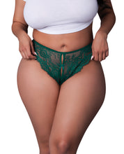 Load image into Gallery viewer, Evermore Split Crotch Panty - Emerald QN
