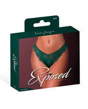 Load image into Gallery viewer, Evermore Split Crotch Panty - Emerald S/M