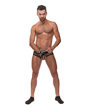 Load image into Gallery viewer, Cock Pit Fishnet Mini Cock Ring Short