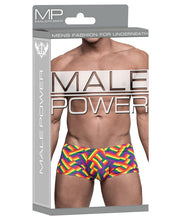 Load image into Gallery viewer, Pride Fest Contoured Pouch Mini Short Rainbow