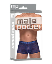 Load image into Gallery viewer, Diamond Mesh Mini Short Blue