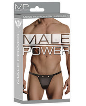 Load image into Gallery viewer, Male Power Rip Off Thong with studs