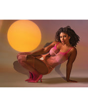 Load image into Gallery viewer, Floral Ombre Bodysuit - Pink Ombre QN