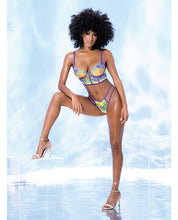 Load image into Gallery viewer, Embroidered Bralette &amp; Strappy Panty Tuscany Yellow