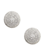 Load image into Gallery viewer, Neva Nude Burlesque Big O Crystal Jewel Reusable Silicone Pasties - Silver O/S