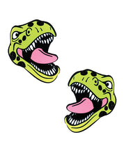Load image into Gallery viewer, Neva Nude Black Light Dinosaur Pasties - O/s