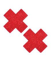 Load image into Gallery viewer, Neva Nude Ravish Me Glitter X Factor Pasties - Red O/S