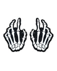 Neva Nude Holographic Skeleton Hands Pasties - White/Black O/S