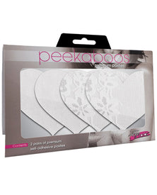 Luminous Hearts - White Pack of 2