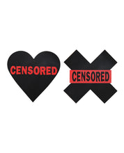Load image into Gallery viewer, Peekaboos Censored Hearts &amp; X - Pack of 2