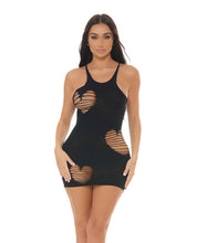Load image into Gallery viewer, Pink Lipstick Heart Rate Bodystocking Dress - O/S
