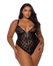 Load image into Gallery viewer, Playboy Bunny Charm Teddy - Black