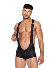 Load image into Gallery viewer, Master Singlet W/hook &amp; Ring Closure &amp; Contoured Zipper Pouch Black