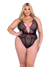Load image into Gallery viewer, Peony Paradise Teddy - Black