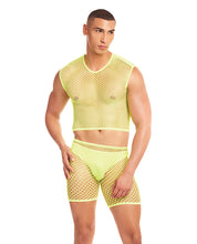 Load image into Gallery viewer, Rainbow Party Net-Bula Large Mesh Long Brief 3 pc Set