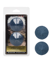 Load image into Gallery viewer, Ride &#39;Em Premium Denim Collection Round Pasties - O/S