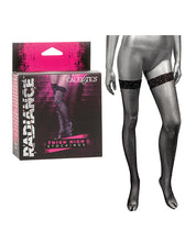 Load image into Gallery viewer, Radiance Thigh High Stockings - Black
