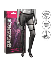 Load image into Gallery viewer, Radiance One Piece Garter Skirt W/thigh Highs - Black