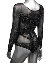 Load image into Gallery viewer, Radiance Long Sleeve Body Suit Black QN