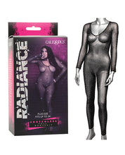 Load image into Gallery viewer, Radiance Crotchless Full Body Suit Black QN