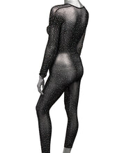 Load image into Gallery viewer, Radiance Crotchless Full Body Suit Black QN