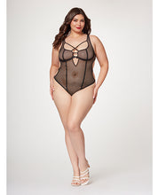 Load image into Gallery viewer, Fishnet Strappy High Cut Leg Teddy