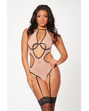 Load image into Gallery viewer, Mesh Cut Out Halter Teddy O/s