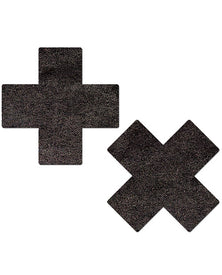 Pastease Basic Plus X Liquid Cross - Black O/S