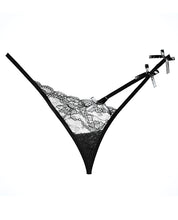 Load image into Gallery viewer, Adore Pixie Panty Black O-s