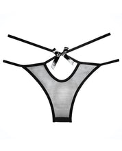 Load image into Gallery viewer, Adore Sheer Naughty Vanilla Panty Black O-s