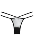 Adore Sheer Naughty Vanilla Panty Black O-s