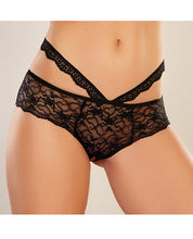 Load image into Gallery viewer, Adore Heartbreaker Panty Black O-s