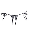 Adore Sugar Tie Side Open Lace Panty Black O-s