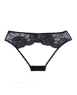 Adore Kiss Mesh & Lace Open Panty Black O-s
