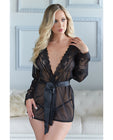 Lace & Mesh Robe