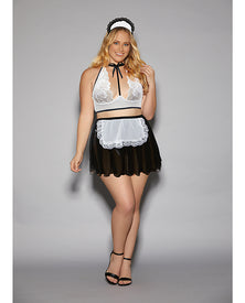Euphoria French Maid W/headpiece Black/white