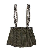 Load image into Gallery viewer, Vibes Boss Bitch Suspender Skirt
