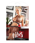 Vibes Thirst Trap Skater Skirt Savage Leopard