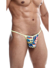 Load image into Gallery viewer, Male Basics Sinful Hipster Music T Thong G-string Print