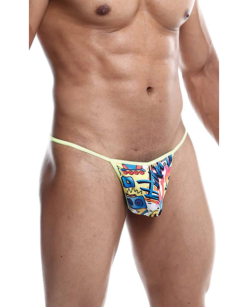 Male Basics Sinful Hipster Music T Thong G-string Print