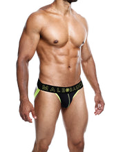 Load image into Gallery viewer, Male Basics Neon Jockstrap Neon Yellow