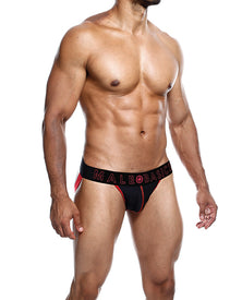 Male Basics Neon Jockstrap Red