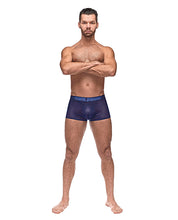 Load image into Gallery viewer, Diamond Mesh Mini Short Blue