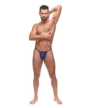 Load image into Gallery viewer, Diamond Mesh Posing Strap Blue O/s